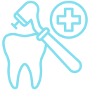 tooth and brush icon