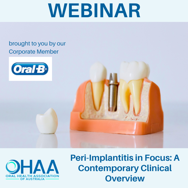 Webinar - Peri-implantitis in Focus: A Contemporary Clinical Overview